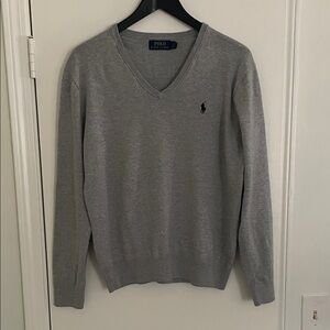 Ralph Lauren Light Gray Cotton Sweater
